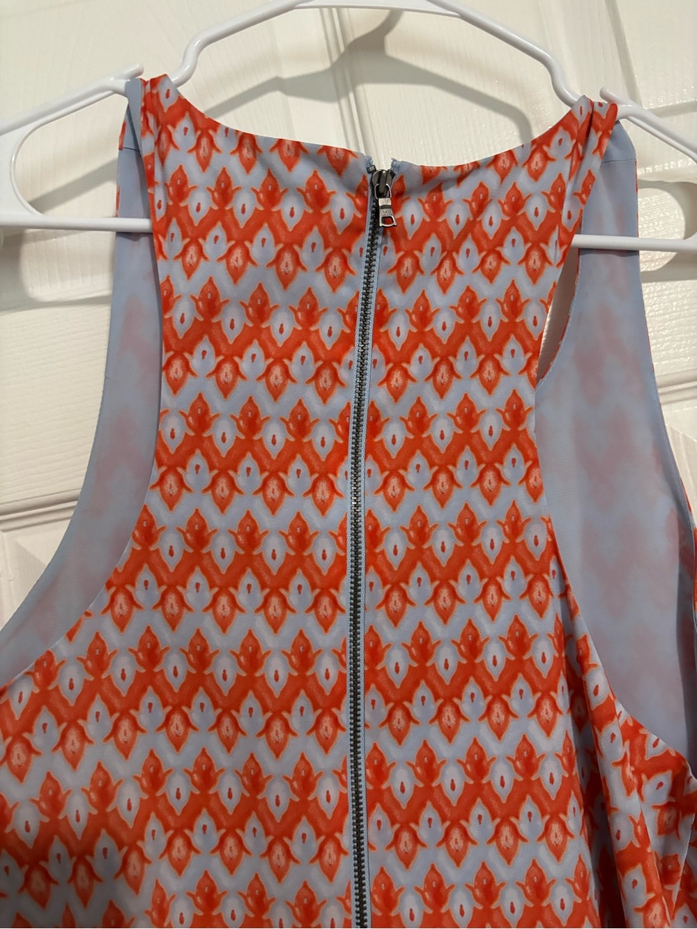 Alice + Olivia Orange and White Mini Dress - Picture 4 of 6